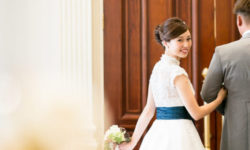 ドレスレンタル福岡　ブライトブルー理想　オススメ　ハナユメ　結婚式